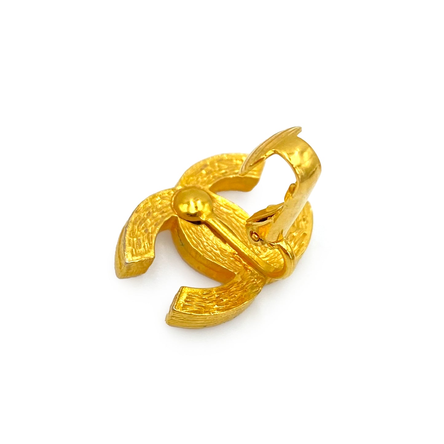 CHANEL VINTAGE EARRINGS COCOMARK RHINESTONE ACCESSORY 90240937