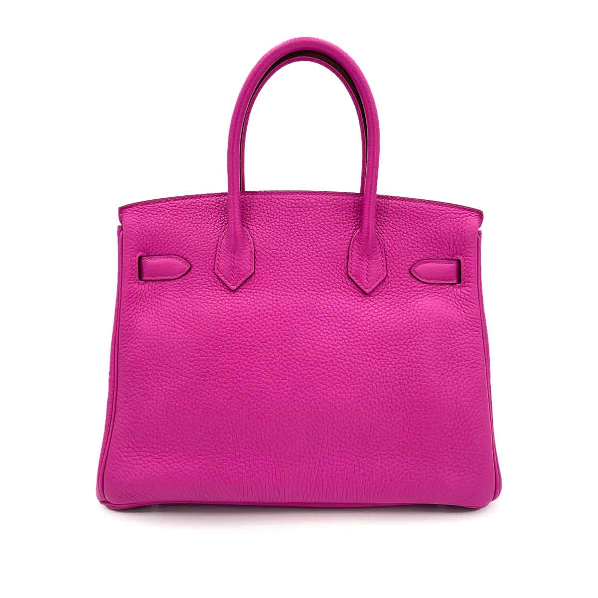 HERMES BIRKIN 30 MAGNOLIA TAURILLON CLEMENCE HAND BAG C SHW 90240946