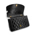 CHANEL VINTAGE DIANA MEDIUM CHAIN SHOULDER BAG BLACK LAMB SKIN 90240947 - PURPOSE