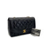 CHANEL VINTAGE DIANA MEDIUM CHAIN SHOULDER BAG BLACK LAMB SKIN 90240947 - PURPOSE