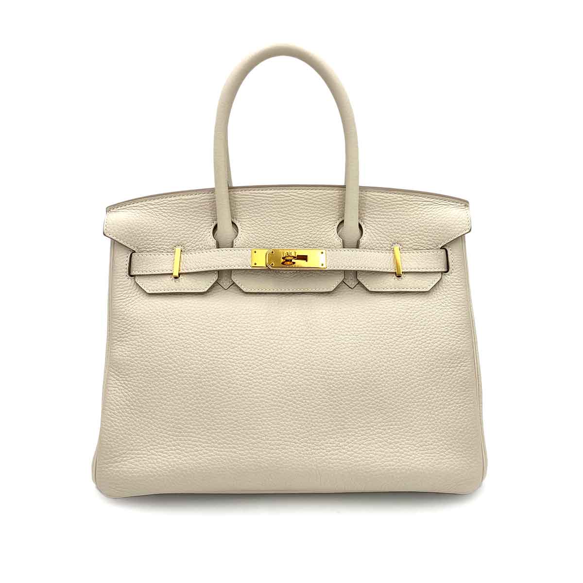 HERMES BIRKIN 30 CRAIE TOGO HAND BAG A 90240952