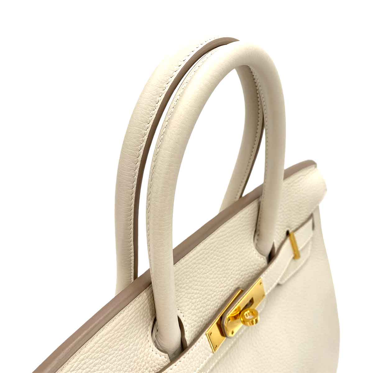HERMES BIRKIN 30 CRAIE TOGO HAND BAG A 90240952