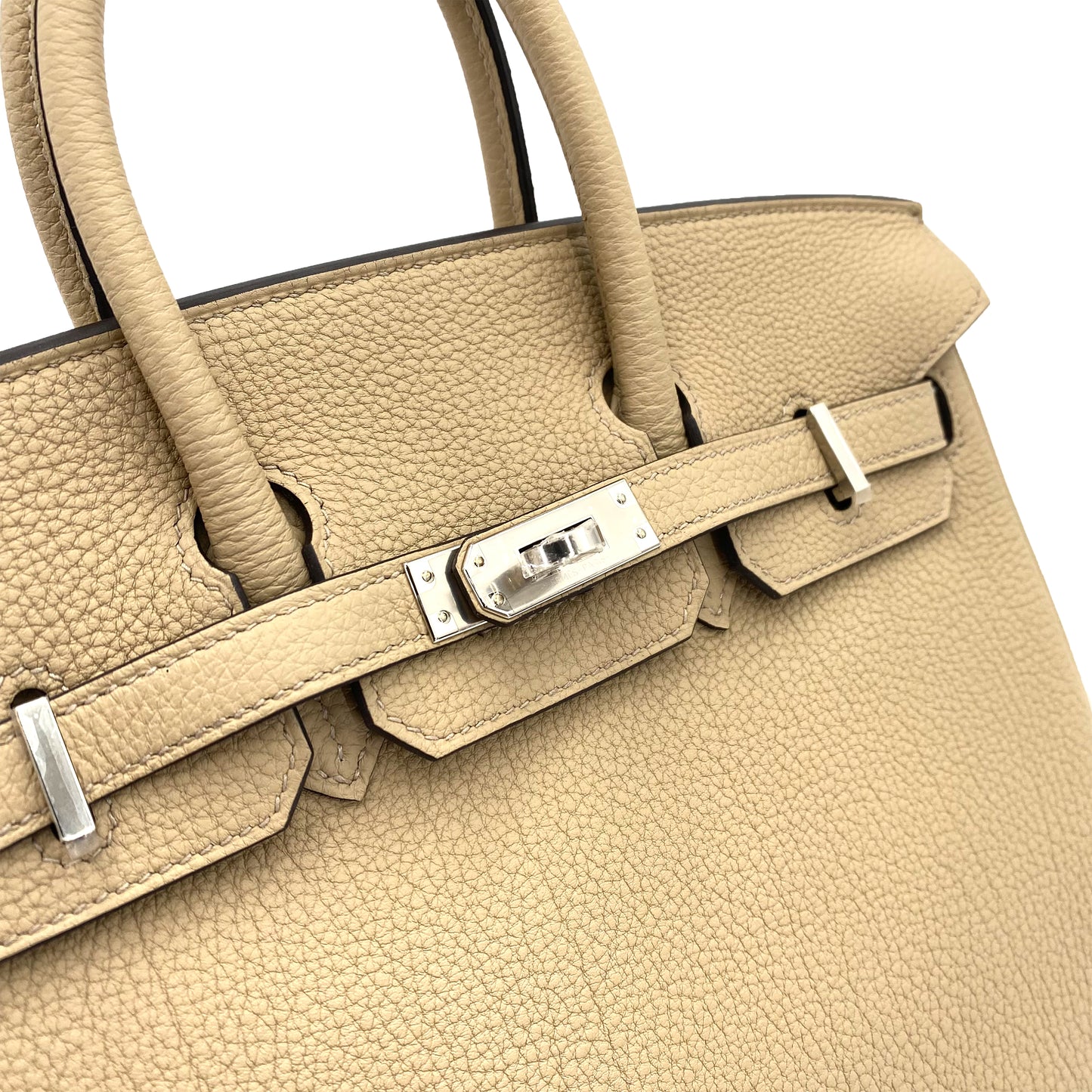 HERMES BIRKIN VERSO 25 TRENCH BOUGAINVILLIER TOGO HAND BAG U SHW 90240965
