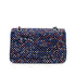 CHANEL CLASSIC FLAP MEDIUM STUDS CHAIN SHOULDER BAG MULTICOLOR DENIM 90241256 - PURPOSE