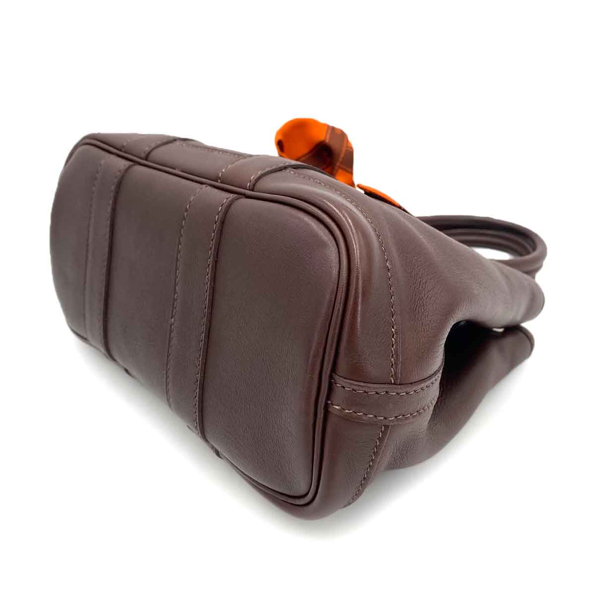 HERMES GARDEN PARTY TTPM HAVANA SWIFT HAND BAG □I 90241289