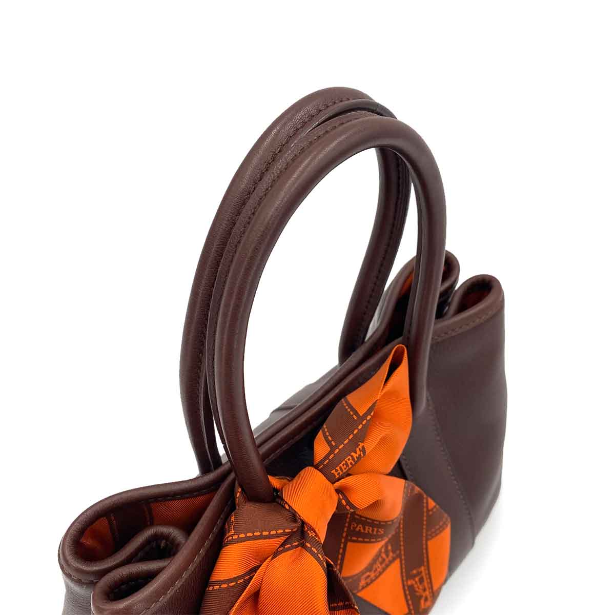 HERMES GARDEN PARTY TTPM HAVANA SWIFT HAND BAG □I 90241289
