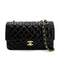CHANEL VINTAGE CLASSIC FLAP MEDIUM CHAIN SHOULDER BAG BLACK LAMB SKIN 90241294 - PURPOSE
