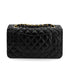 CHANEL VINTAGE CLASSIC FLAP MEDIUM CHAIN SHOULDER BAG BLACK LAMB SKIN 90241294 - PURPOSE