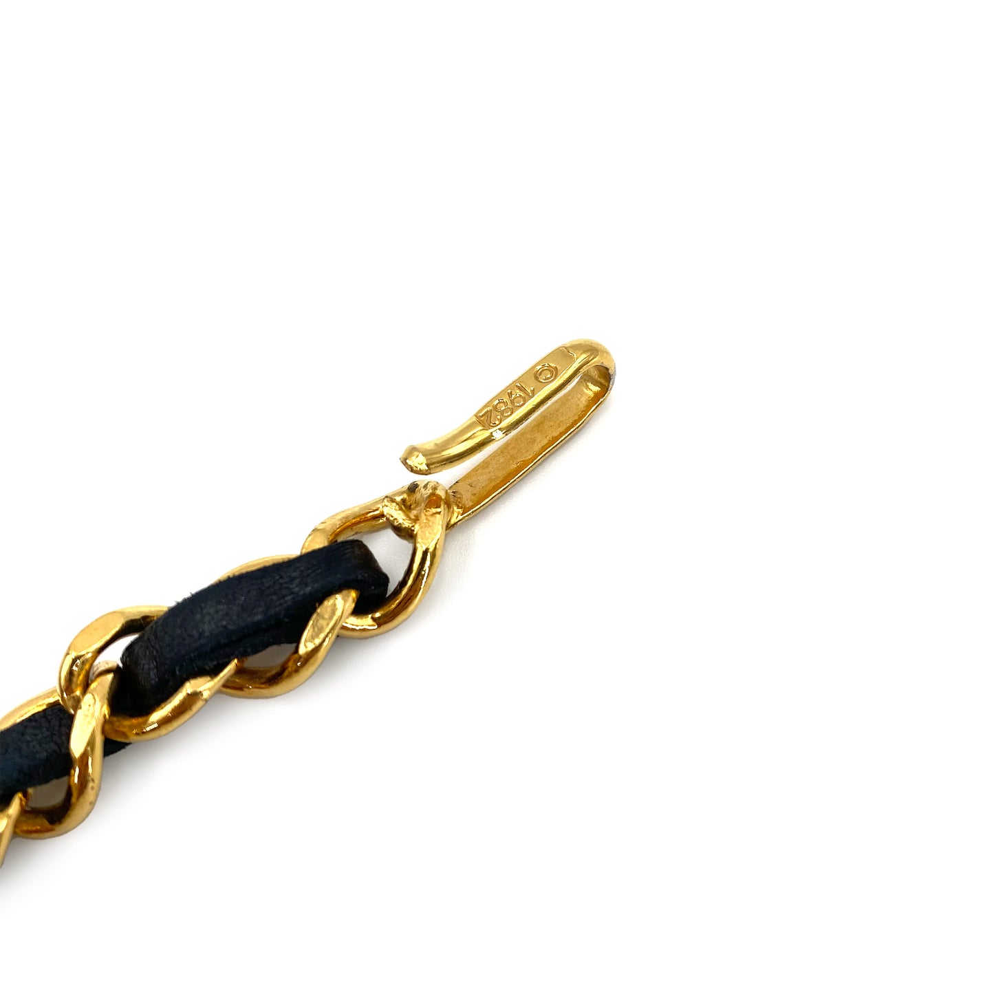 CHANEL VINTAGE CHAIN BELT LEATHER COCOMARK ACCESSORY 90241309
