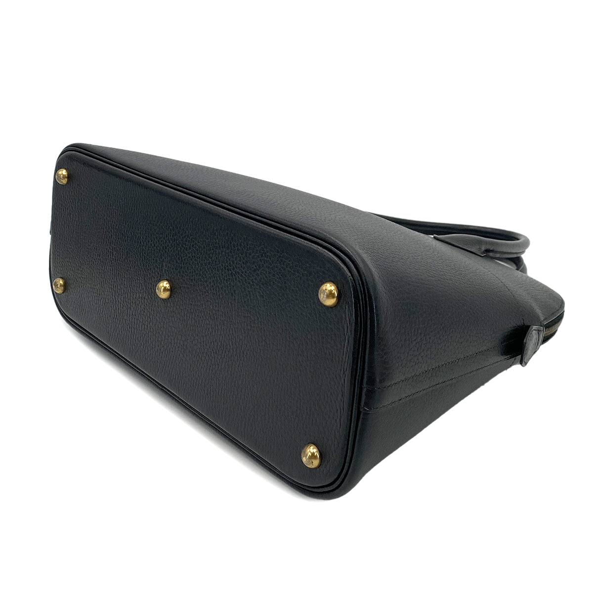 HERMES BOLIDE 35 BLACK ARDENNES HAND SHOULDER BAG 〇Y 90241631