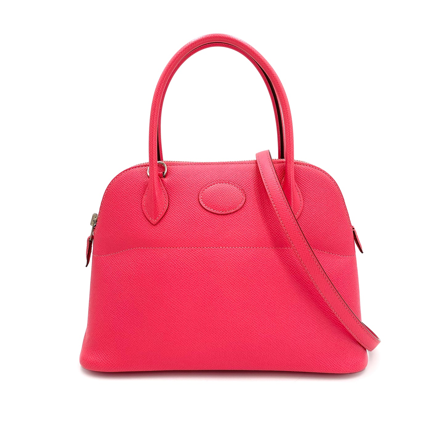 HERMES BOLIDE 27 ROSE AZALEE EPSON HAND SHOULDER BAG A SHW 90241645