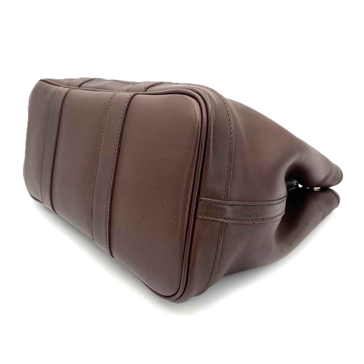 HERMES GARDEN PARTY TPM HAVANA SWIFT HAND BAG □I 90241676
