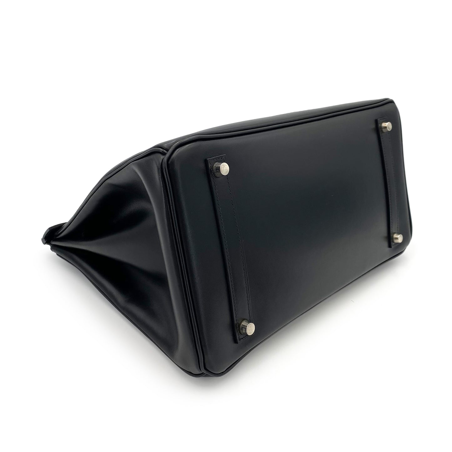 HERMES BIRKIN 35 BLACK BOXCALF HAND BAG □D SHW 90241773