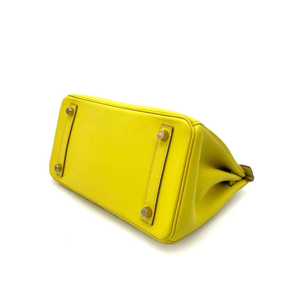HERMES BIRKIN 25 LIME SWIFT HAND BAG D 90241787