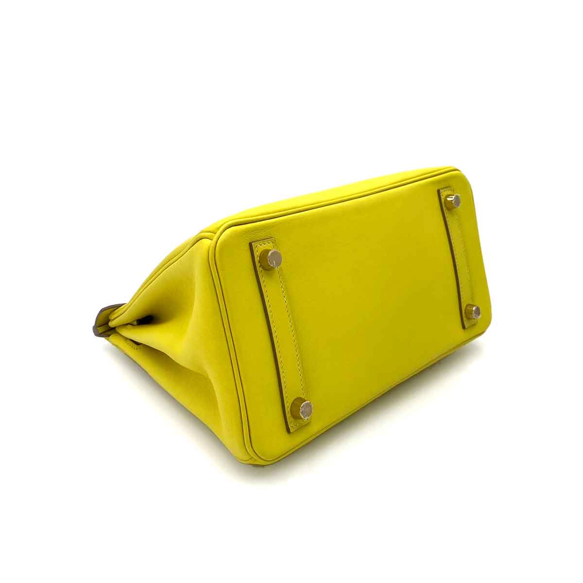 HERMES BIRKIN 25 LIME SWIFT HAND BAG D 90241787