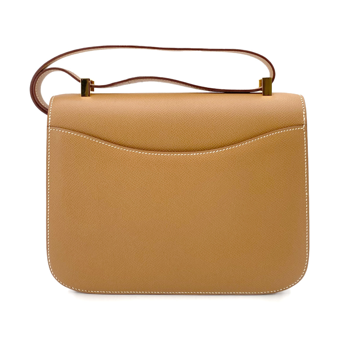 HERMES CONSTANCE 24 NATURAL COUCHEVEL SHOULDER BAG 〇Z 90241796