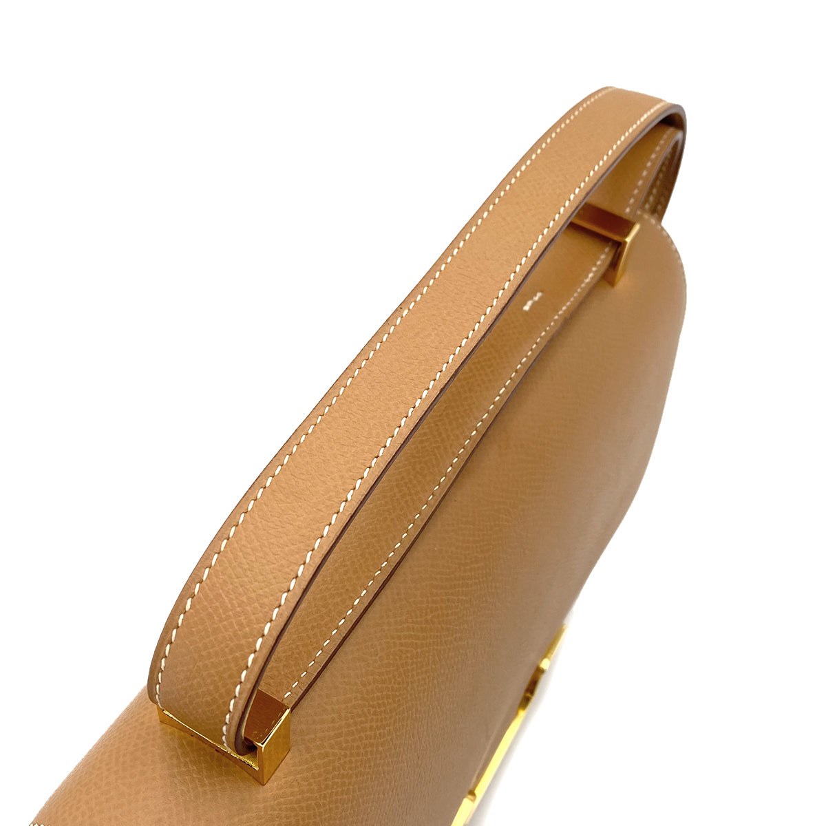 HERMES CONSTANCE 24 NATURAL COUCHEVEL SHOULDER BAG 〇Z 90241796