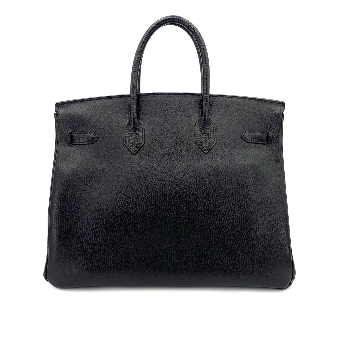 HERMES BIRKIN 35 BLACK ARDENNES HAND BAG 〇Y 90242130