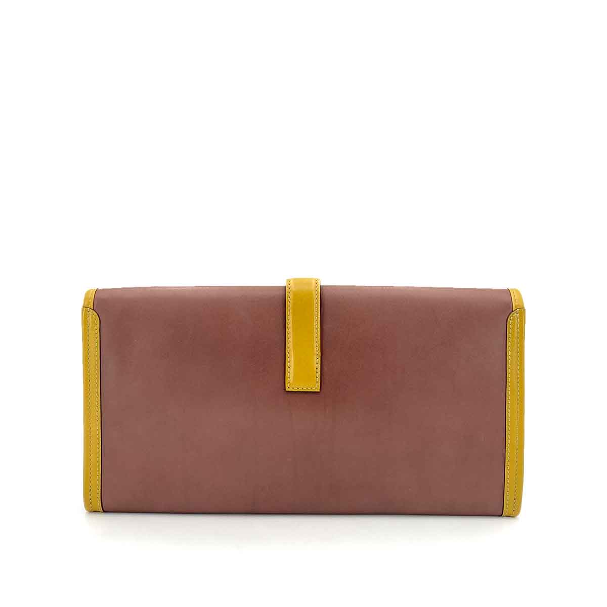 HERMES JIGE ELAN 29 MULTICOLOR SWIFT CLUTCH BAG □L 90242134