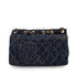 CHANEL VINTAGE CHAIN SHOULDER BAG BLUE DENIM 90242645 - PURPOSE
