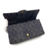 CHANEL VINTAGE CHAIN SHOULDER BAG BLUE DENIM 90242645 - PURPOSE