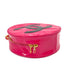 CHANEL VINTAGE MATELASSE ROUND VANITY HAND BAG PINK ENAMEL 90242651 - PURPOSE