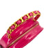 CHANEL VINTAGE MATELASSE ROUND VANITY HAND BAG PINK ENAMEL 90242651 - PURPOSE