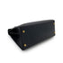 HERMES KELLY 28 SELLIER BLACK ARDENNES HAND SHOULDER BAG □A 90242663 - PURPOSE