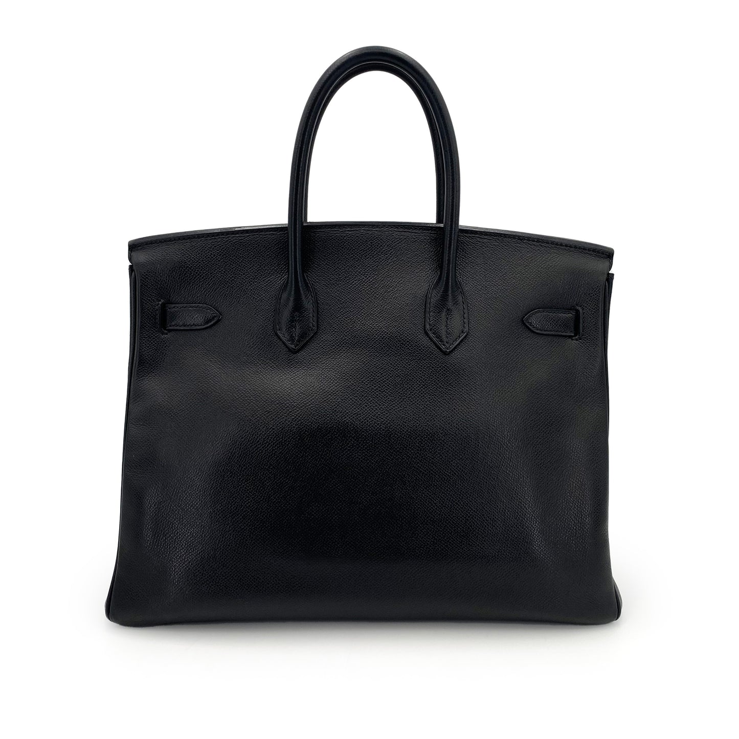 HERMES BIRKIN 35 BLACK EPSOM HAND BAG □H 90242964