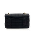 CHANEL VINTAGE CHOCOLATE BAR CHAIN SHOULDER BAG BLACK LAMB SKIN 90242972 - PURPOSE