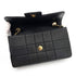 CHANEL VINTAGE CHOCOLATE BAR CHAIN SHOULDER BAG BLACK LAMB SKIN 90242972 - PURPOSE