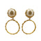 CHANEL VINTAGE EARRINGS FAKE PEARL HOOP ACCESSORY 2 8 90242980 - PURPOSE