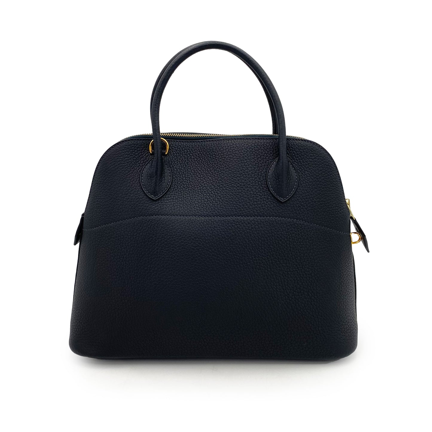 HERMES BOLIDE 31 BLUE INDIGO FJORD HAND SHOULDER BAG □H 90243202