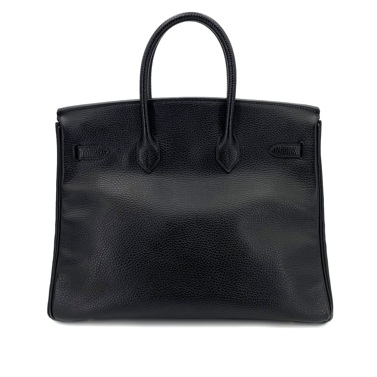 HERMES BIRKIN 35 BLACK ARDENNES HAND BAG 〇Z 90243211