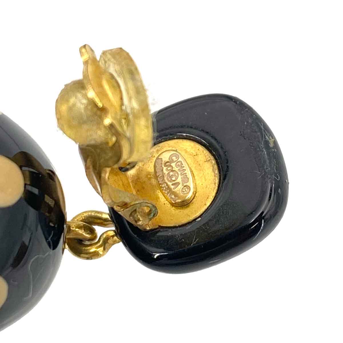 CHANEL VINTAGE EARRINGS COCOMARK DOTS ACCESSORY 00A 90243213