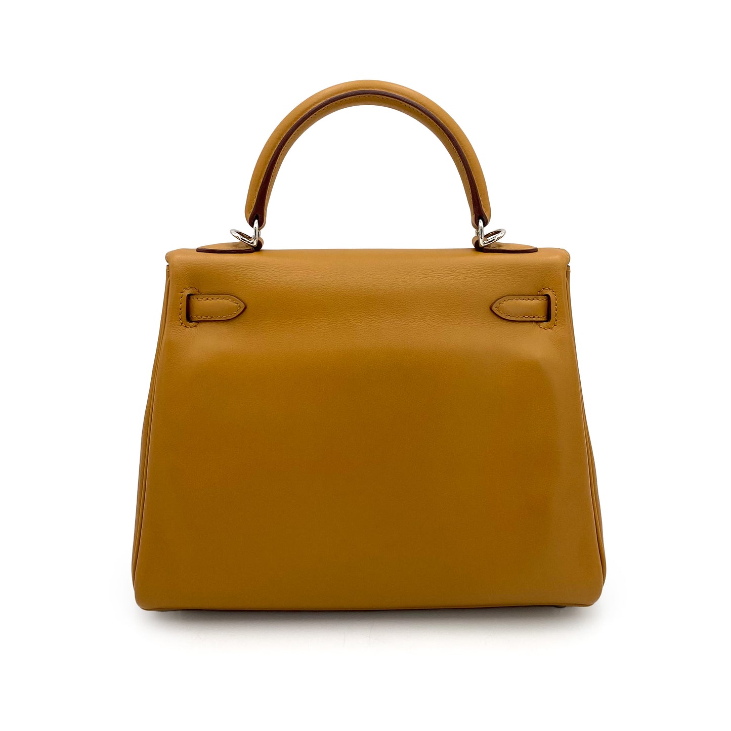 HERMES KELLY 25 RETOURNE BISCUIT SWIFT HAND SHOULDER BAG □M SHW 90243231