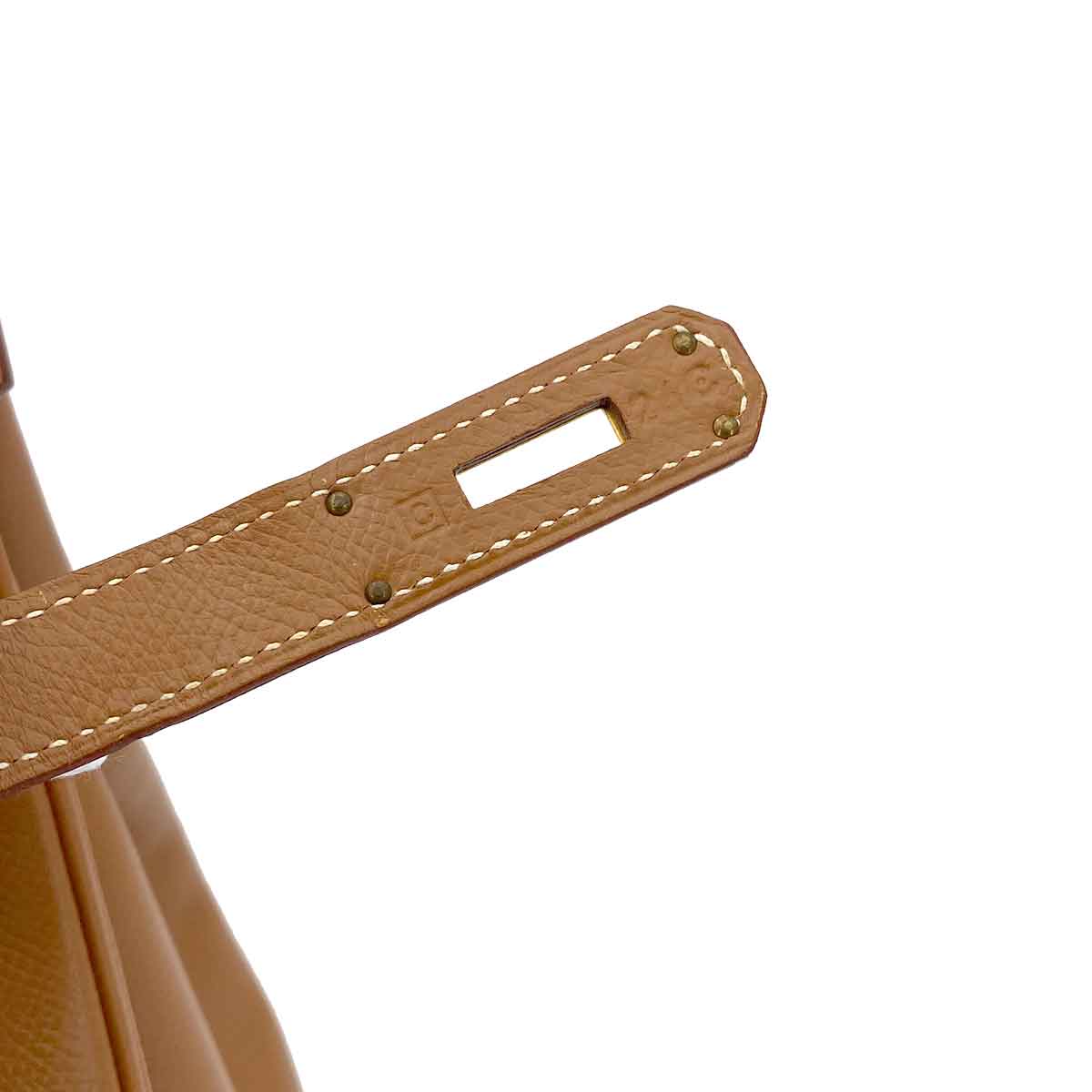 HERMES BIRKIN 35 GOLD COURCHEVEL HAND BAG □C 90243232
