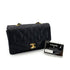 CHANEL VINTAGE DIANA SMALL CHAIN SHOULDER BAG BLACK CAVIAR SKIN 90243819 - PURPOSE
