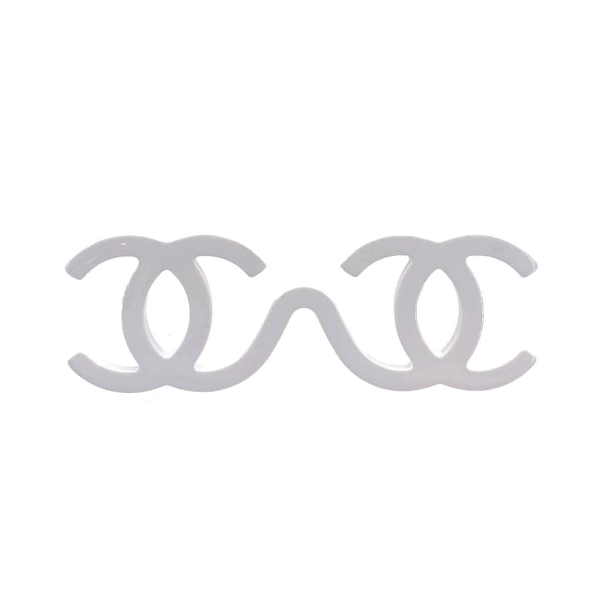 CHANEL VINTAGE LOGO SUNGLASSES WHITE ACCESSORY 90243824