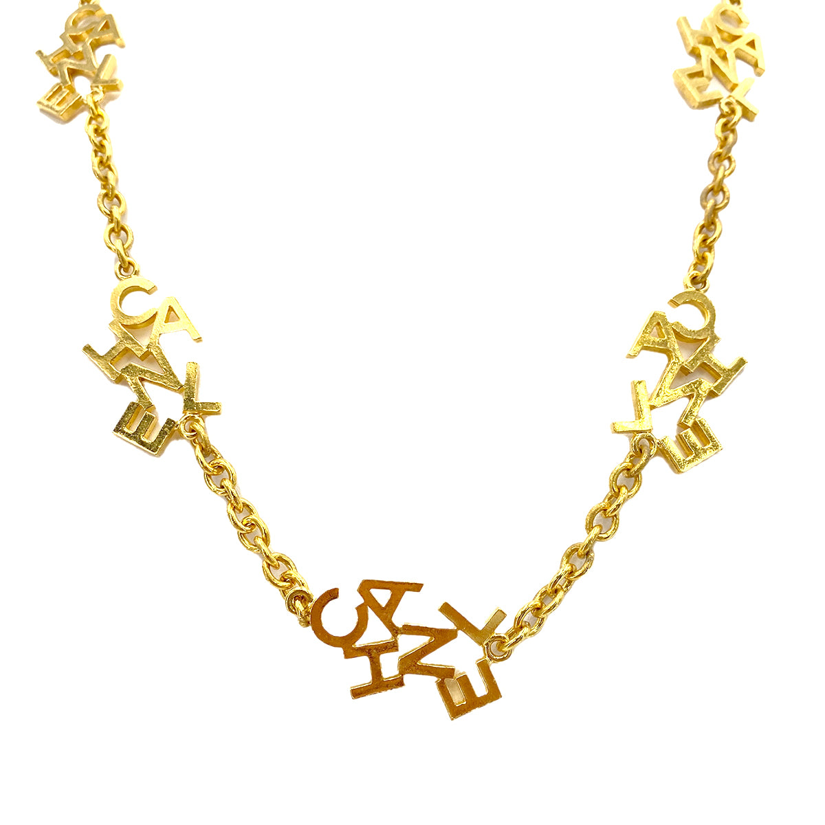 CHANEL VINTAGE LONG NECKLACE LOGOS ACCESSORY 90244713