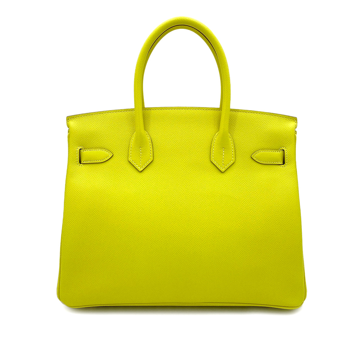 HERMES BIRKIN 30 LIME EPSON HAND BAG Y 90244761
