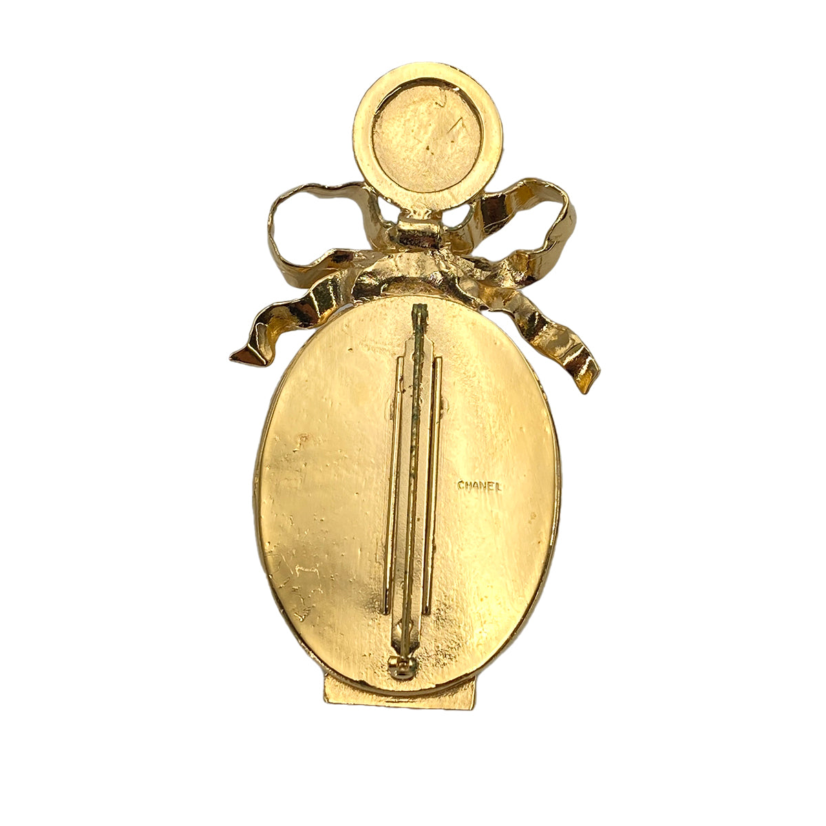 CHANEL VINTAGE BROOCH MIRROR COCO MARK ACCESSORY 90244767