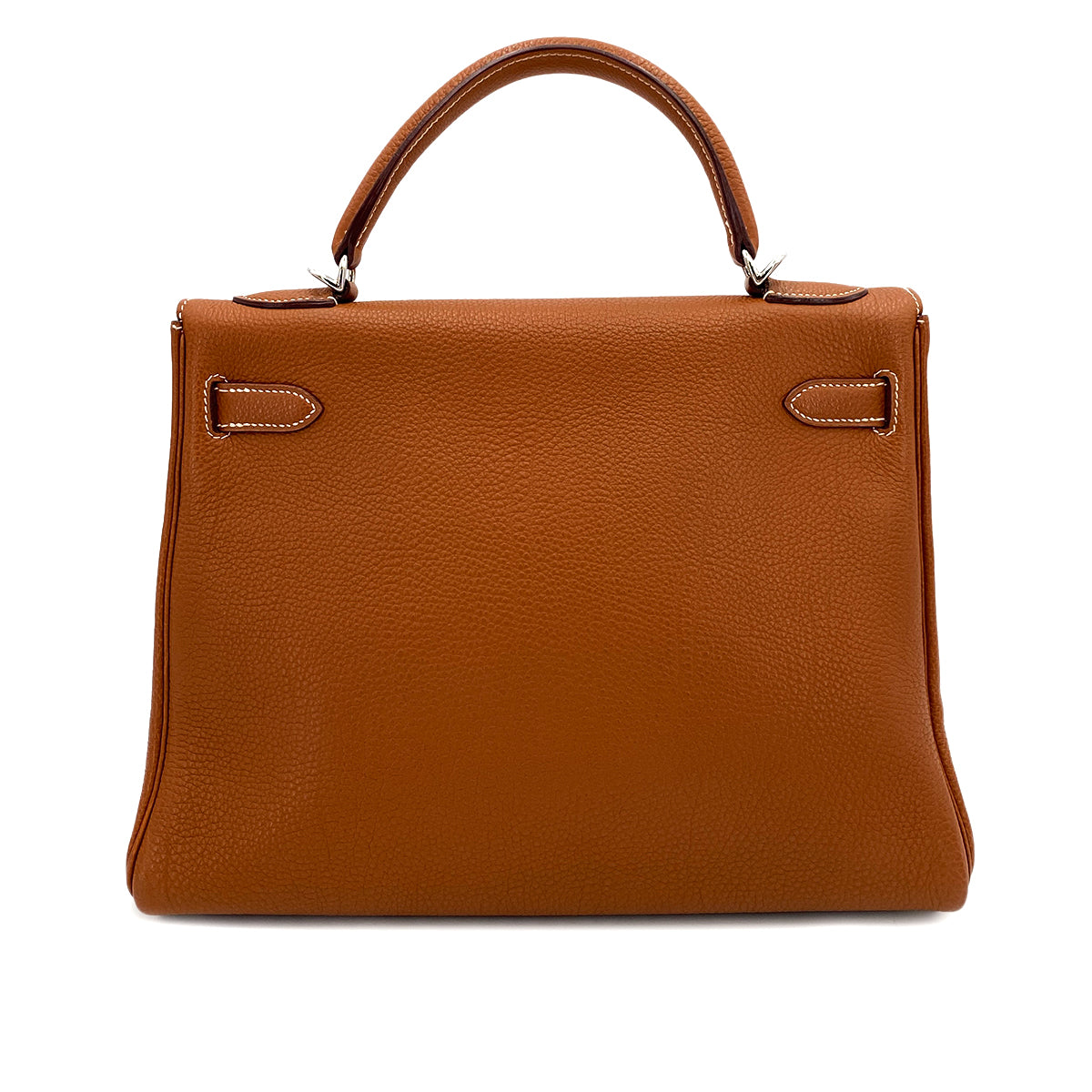 HERMES KELLY 32 RETOURNE GOLD TOGO HAND SHOULDER BAG □I SHW 90245027