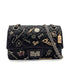 CHANEL VINTAGE 2.55 LUCKY CHARM CHAIN SHOULDER BAG BLACK CALF SKIN SHW 90245051 - PURPOSE