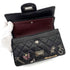 CHANEL VINTAGE 2.55 LUCKY CHARM CHAIN SHOULDER BAG BLACK CALF SKIN SHW 90245051 - PURPOSE