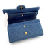 CHANEL VINTAGE CLASSIC FLAP MEDIUM CHAIN SHOULDER BAG BLUE DENIM 90245055 - PURPOSE