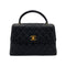 CHANEL VINTAGE MATELASSE HAND BAG BLACK CAVIAR SKIN 90245067 - PURPOSE