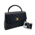 CHANEL VINTAGE MATELASSE HAND BAG BLACK CAVIAR SKIN 90245067 - PURPOSE