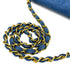CHANEL VINTAGE MAXI MATELASSE 34 CHAIN SHOULDER BAG BLUE DENIM 90245553 - PURPOSE