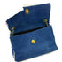 CHANEL VINTAGE MAXI MATELASSE 34 CHAIN SHOULDER BAG BLUE DENIM 90245553 - PURPOSE